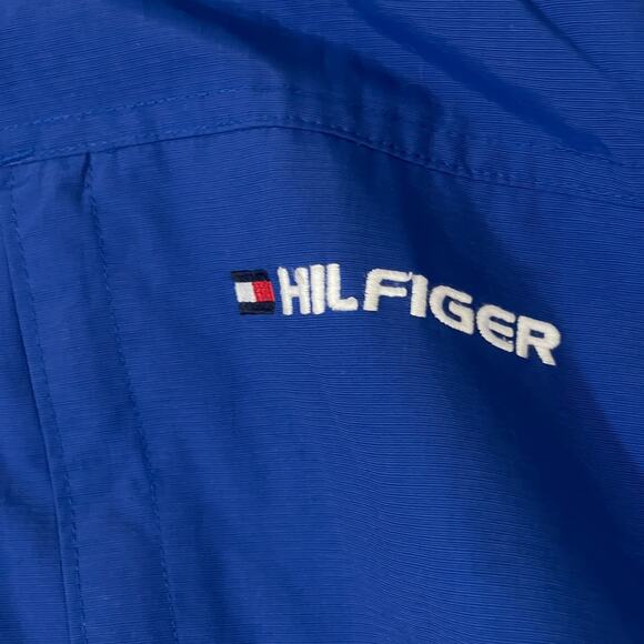 Vintage Tommy Hilfiger Jacket Mens Size XXL Hoodie Blue Windbreaker Snow Ski Y2K - Picture 3 of 14